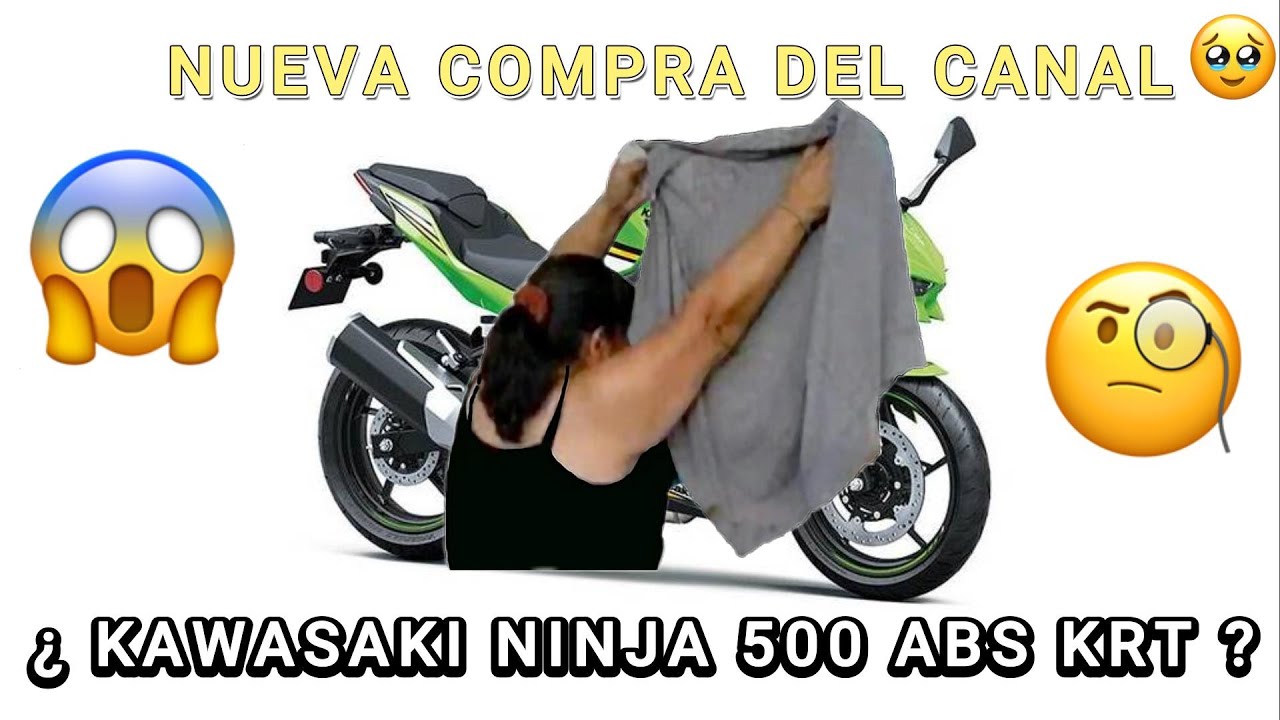 ¡LA COMPRÉ! 🤯 NUEVA MOTO en el Canal | ¿Kawasaki Ninja 500? 💚🚀