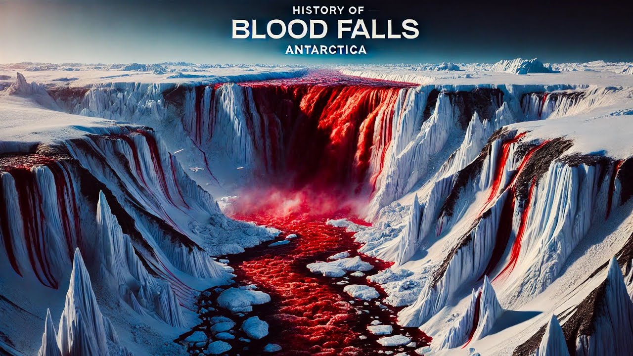 Blood Falls, Antarctica: The Mysterious Red Waterfall Explained!