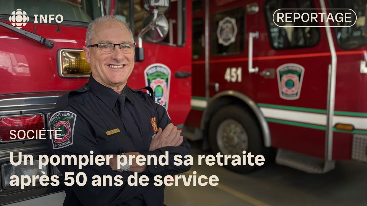 Un pompier prend sa retraite après 50 ans de service
