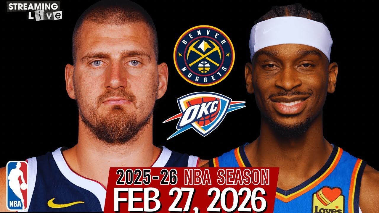 (LIVE) SGA RETURNS vs Nikola Jokic | Denver Nuggets vs Oklahoma City Thunder NBA Live Stream