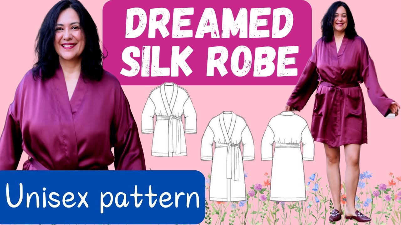 OBSESSED with This Dreamy Silk ROBE. Roseto (Itch to Stitch) Handmade Luxury!