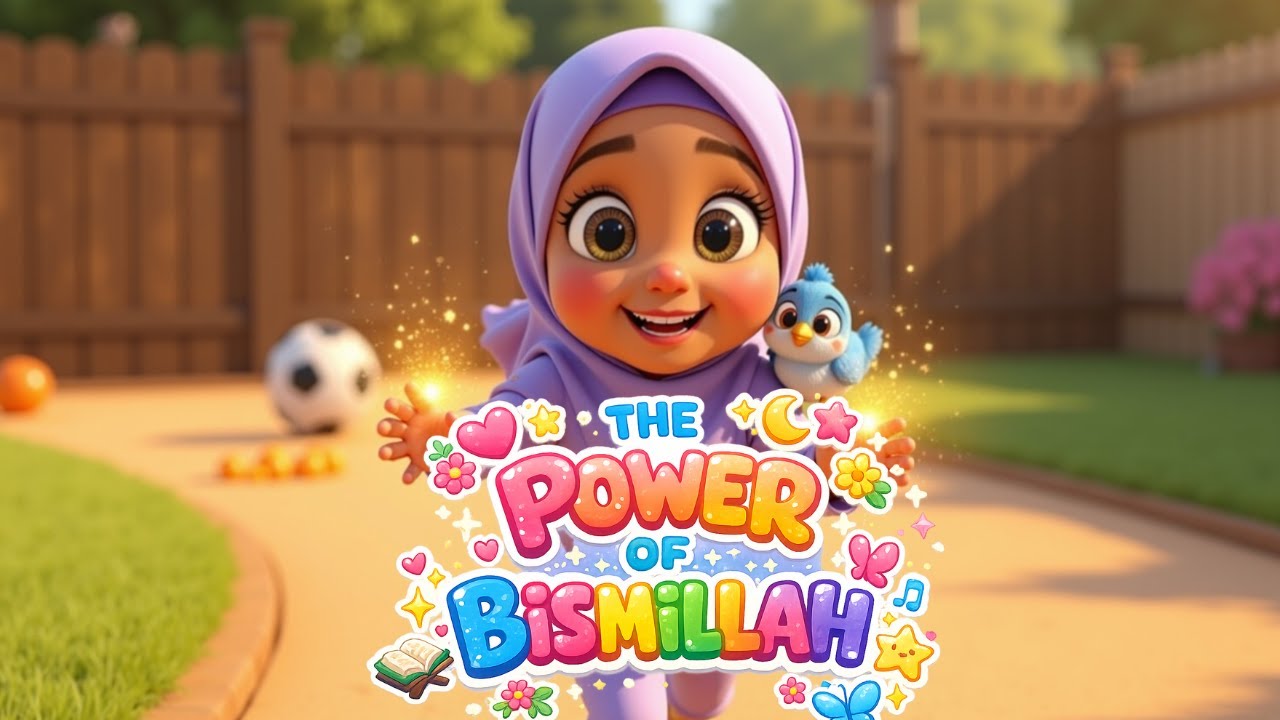 Laiba Learns the Power of Bismillah ✨| A Heartwarming Islamic Story