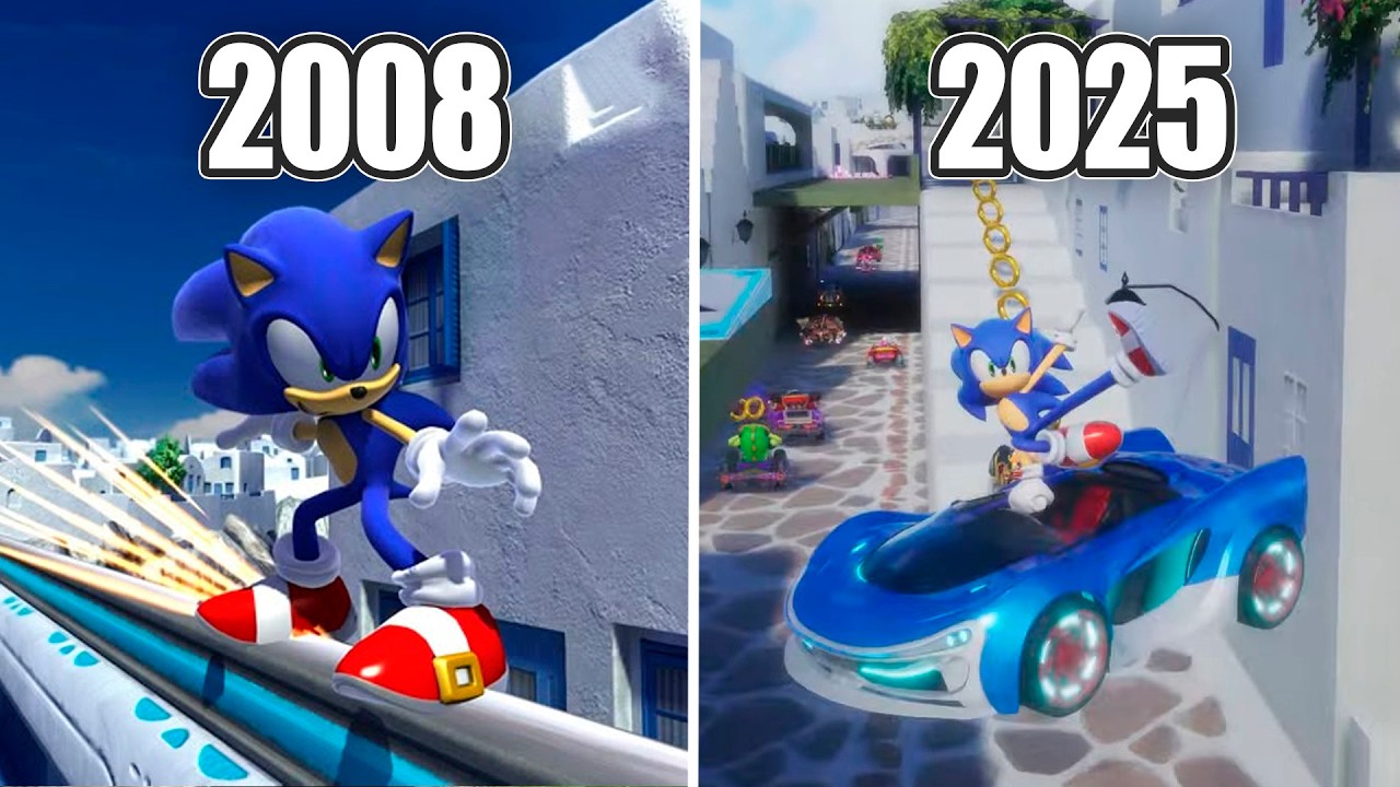 All Tracks Evolution | Sonic Racing Crossworlds | Original vs New | Side by Side Comparison