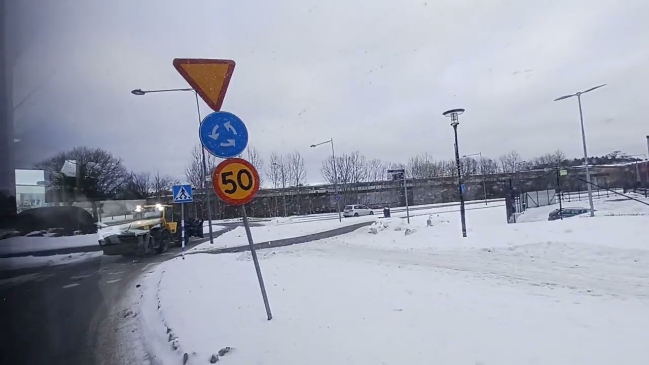 Buss 517 Från Spånga Station Till Hjulsta 