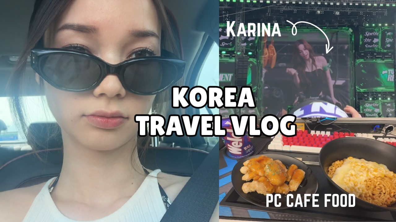 3 DAYS IN KOREA | Waterbomb Festival, PC Gaming Cafe, cozy vlog
