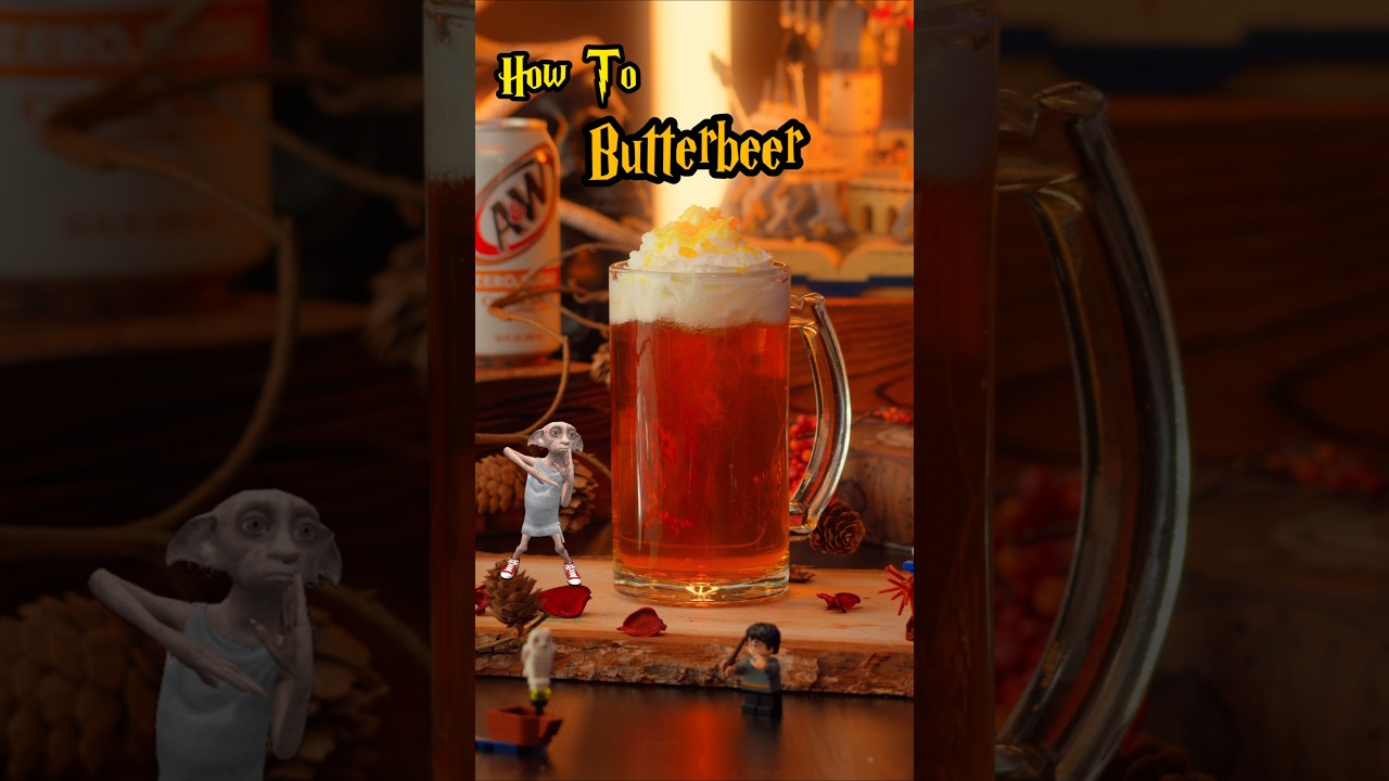 How To Make Butterbeer | Harry Potter Cocktail | #butterbeer #harrypotter #sincitybartender