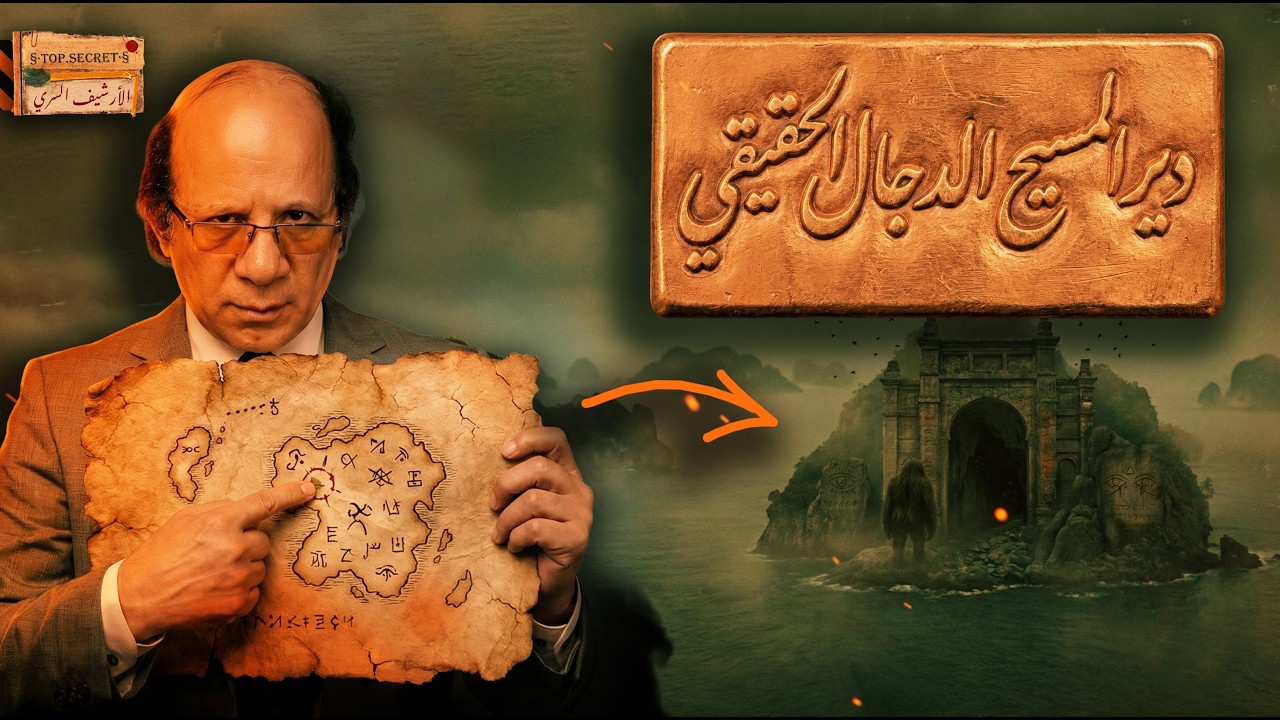 أول تصوير فضائي لدير المسيح الدجال | لغز كهوف أرخبيل وتشوه الزمان في جزيرة الدجال الحقيقية ؟