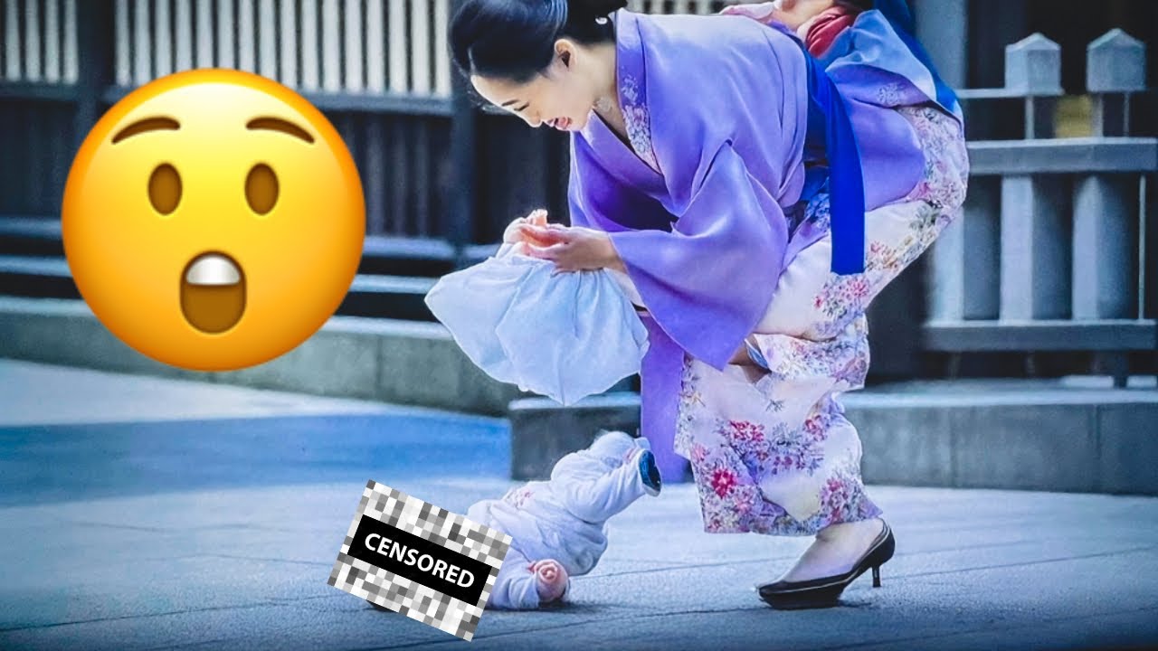 Я видела, как японка уронила своего ребенка 🇯🇵👩🏻‍🍼👶🏻😳