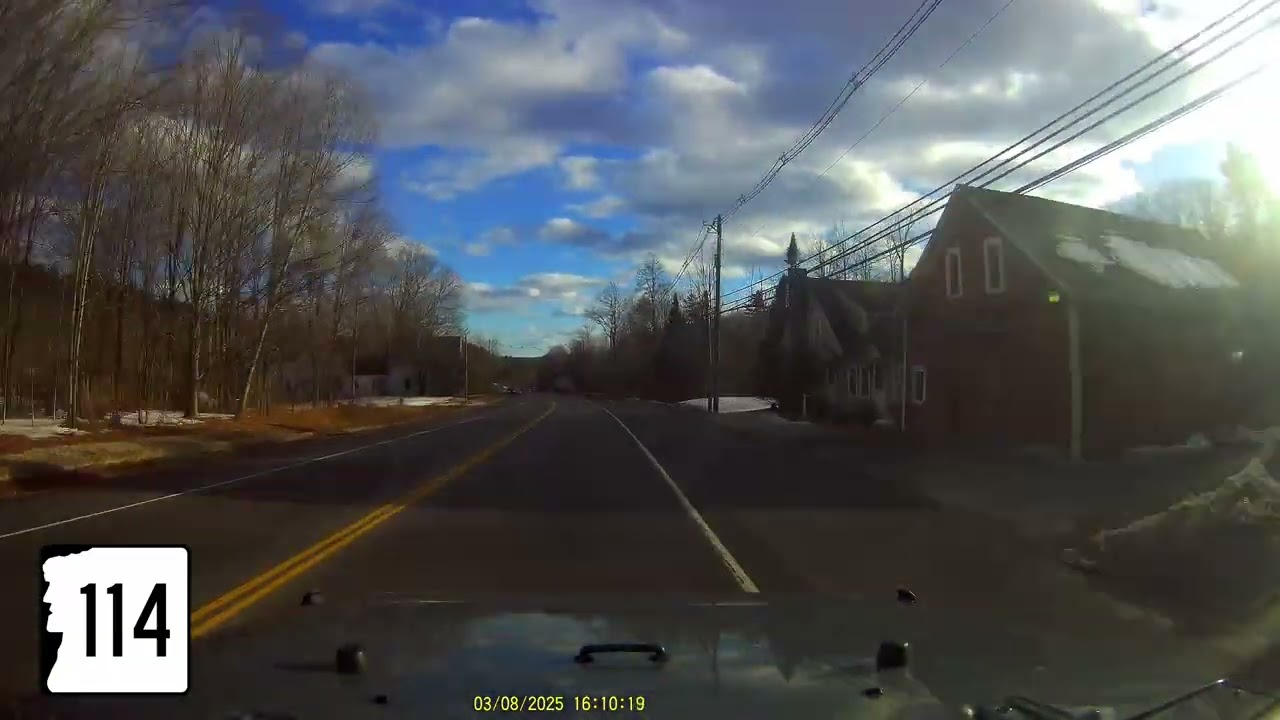 #D-4.0505 ~ Stark House Tavern Weare, NH to Goffstown, NH via NH-13 and NH-114