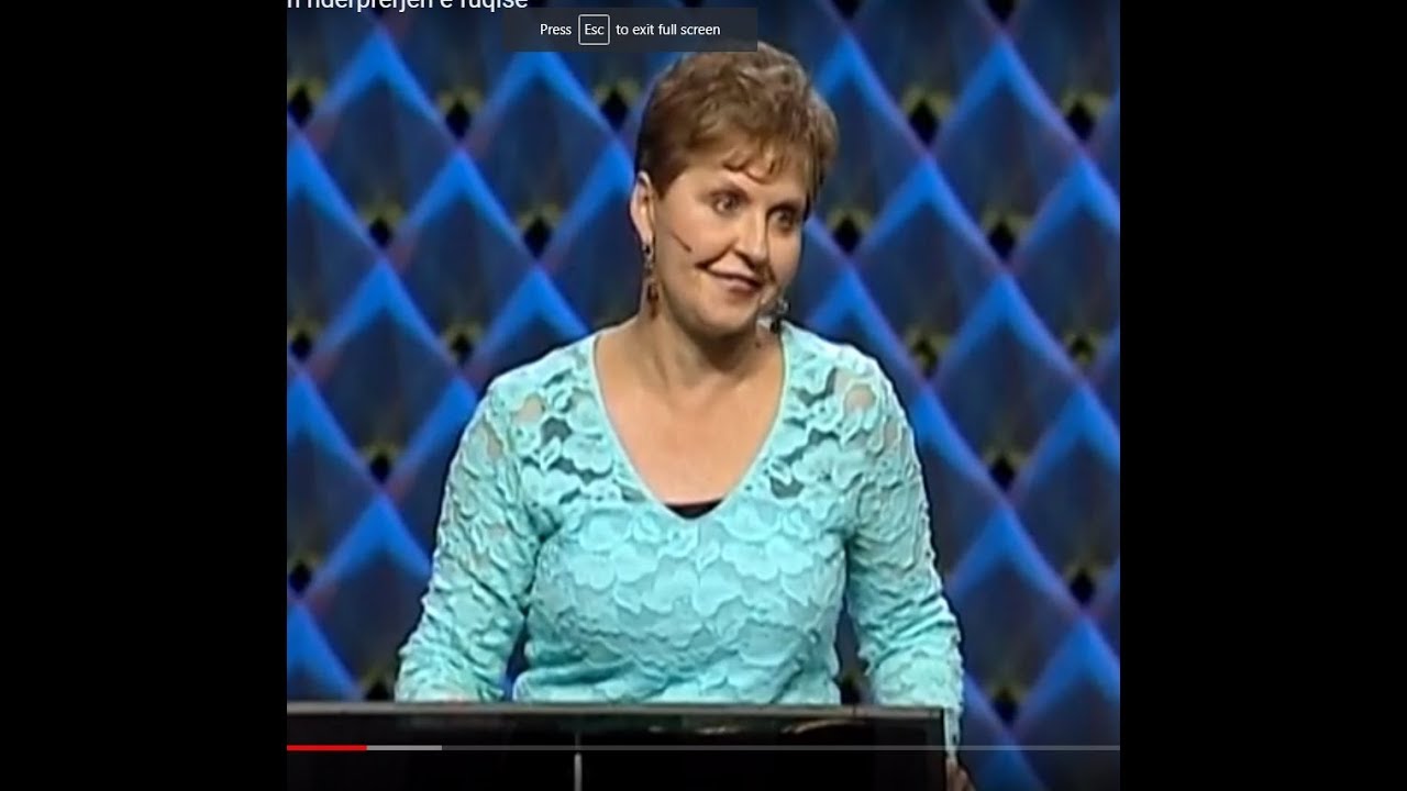 Joyce Meyer - Si t&euml; shmang&euml;sh nd&euml;rprerjen e fuqise