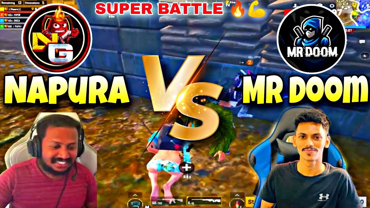 Napura Gaming Vs Mr Doom || Super Battle In Erangel Map || Pubg Mobile Sri Lanka || BOMTA gaming