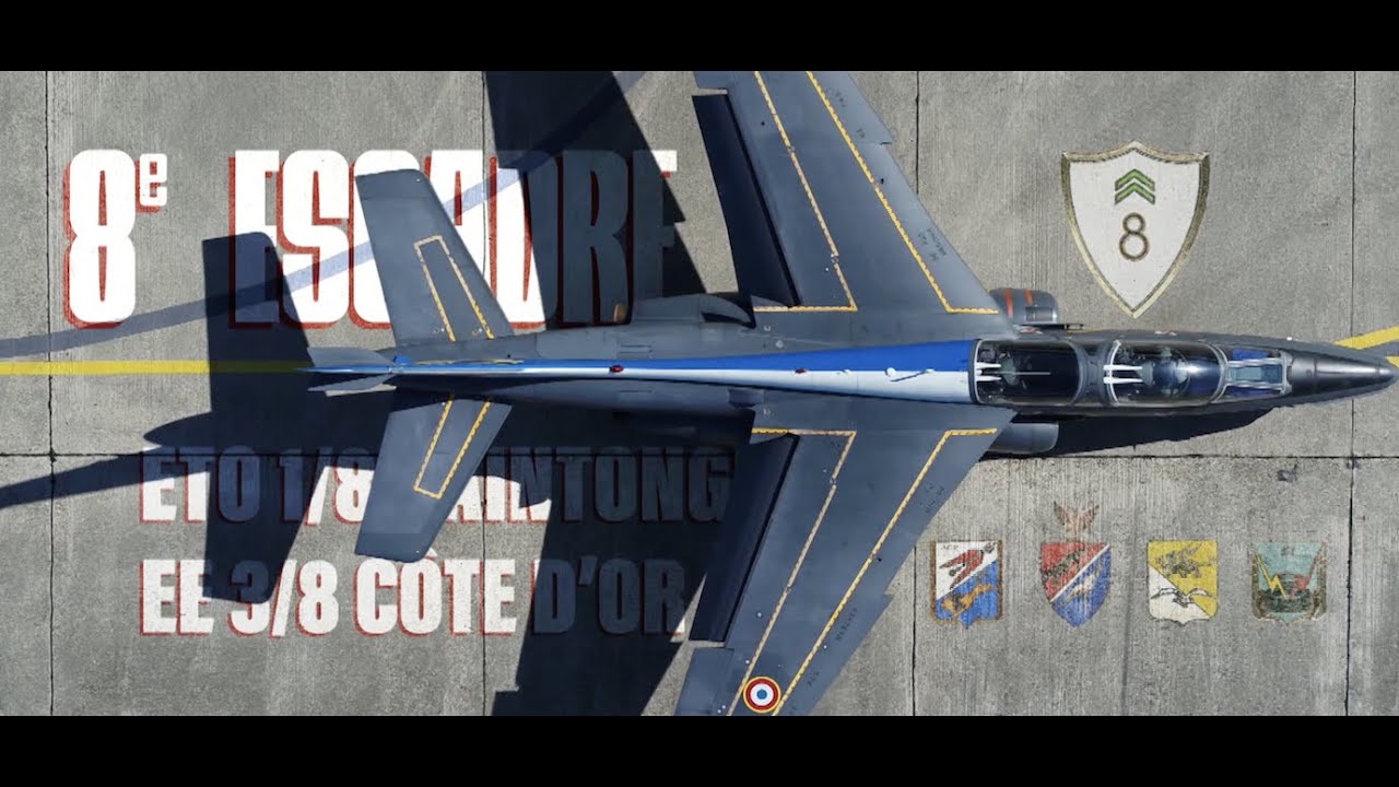 Les missions des Alphajet de la 8e escadre de chasse
