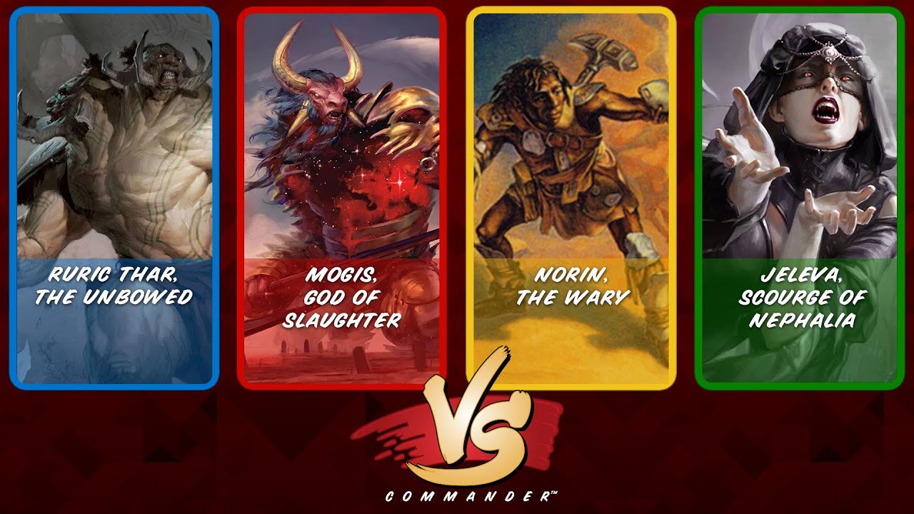 Commander VS S4E7: Ruric Thar vs Mogis vs Norin vs Jeleva [MTG: Multiplayer]