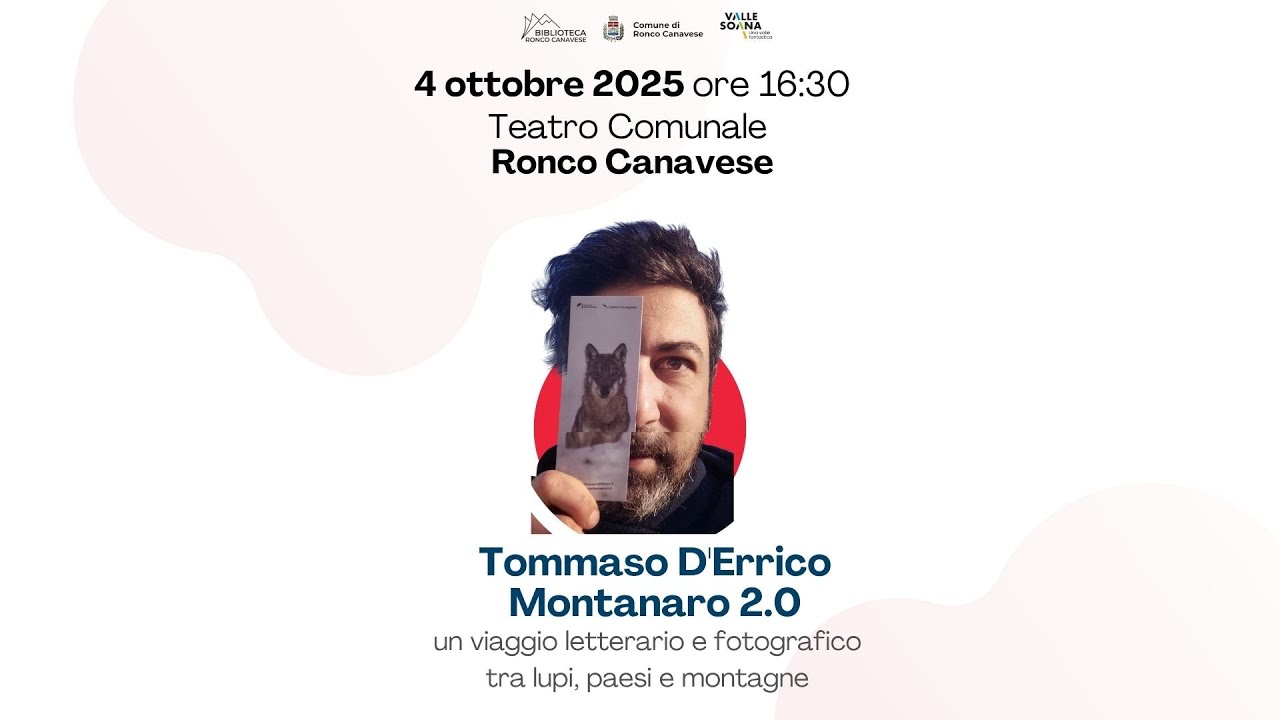 Tommaso D’Errico: Ripopolare le montagne attraverso i racconti | Valle Soana, 4 ottobre 2025