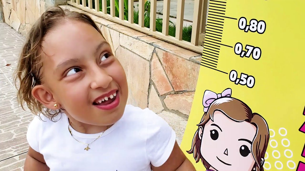 MC Divertida quer ser alta e pular no pula pula (kids wants to be taller & jump on a trampoline)