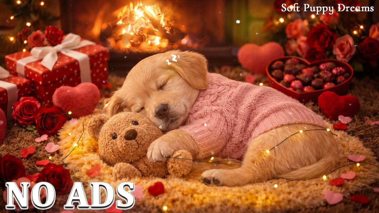 24 Hours Calming Music for Dogs 💗🐶 Anti-Separation Anxiety Relief Music 🎶 Deep Sleep 💗🏡 No Ads