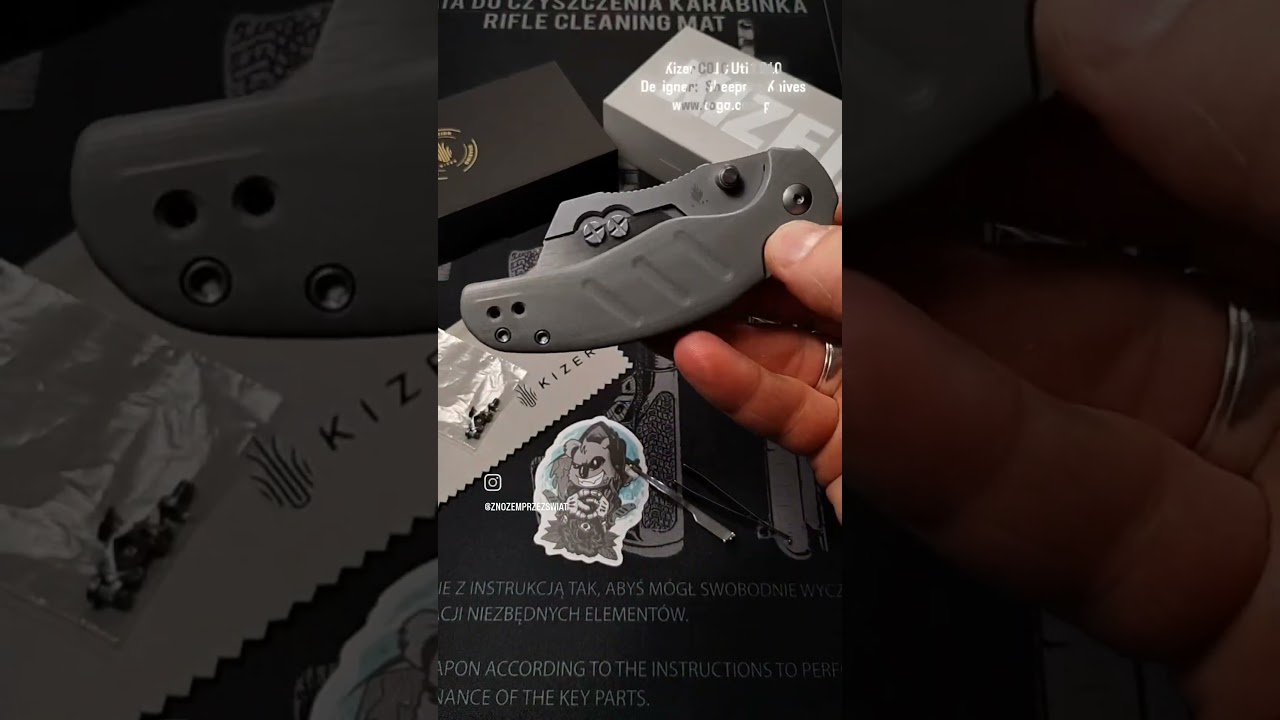 Kizer C01C Uti 1 G10Designer:  Sheepdog Knives #edc #znożemprzezświat #kizerknives #edccommunity