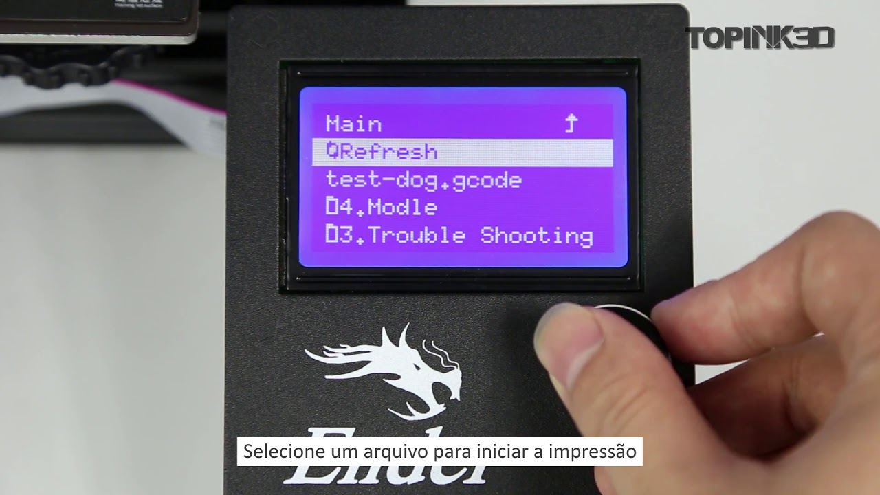 Ender 3 Pro   Nivelamento Alta