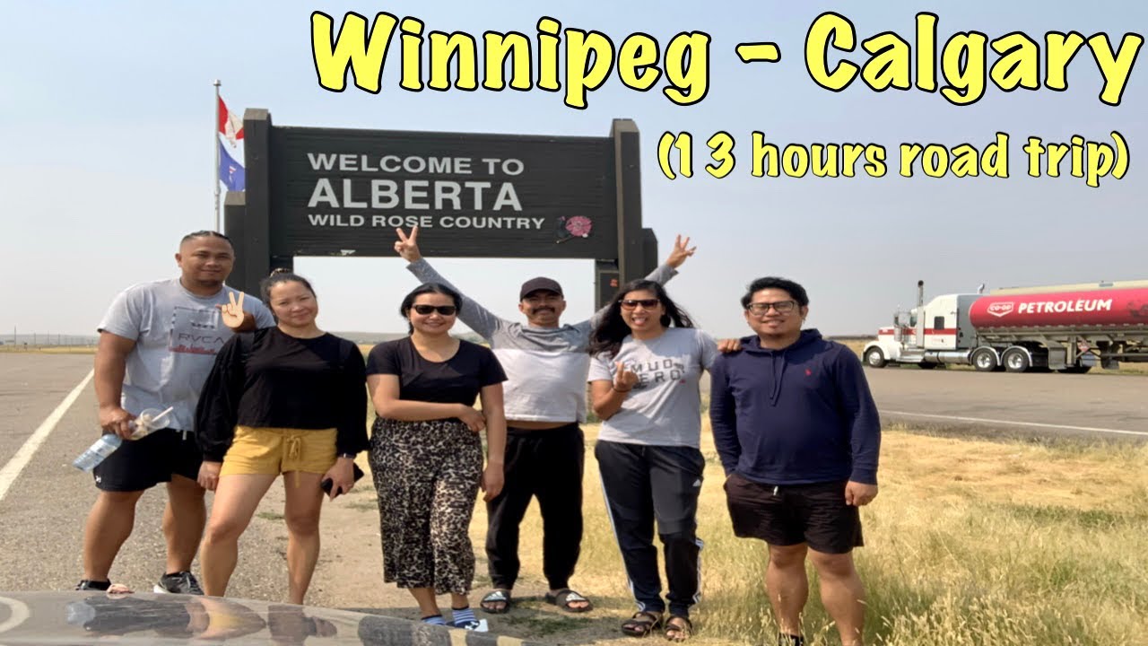 13 HOURS DRIVE FROM WINNIPEG, MB TO CALGARY, AB VIA DRUMHELLER WITH TROPANG KIKI | ROAD TRIP