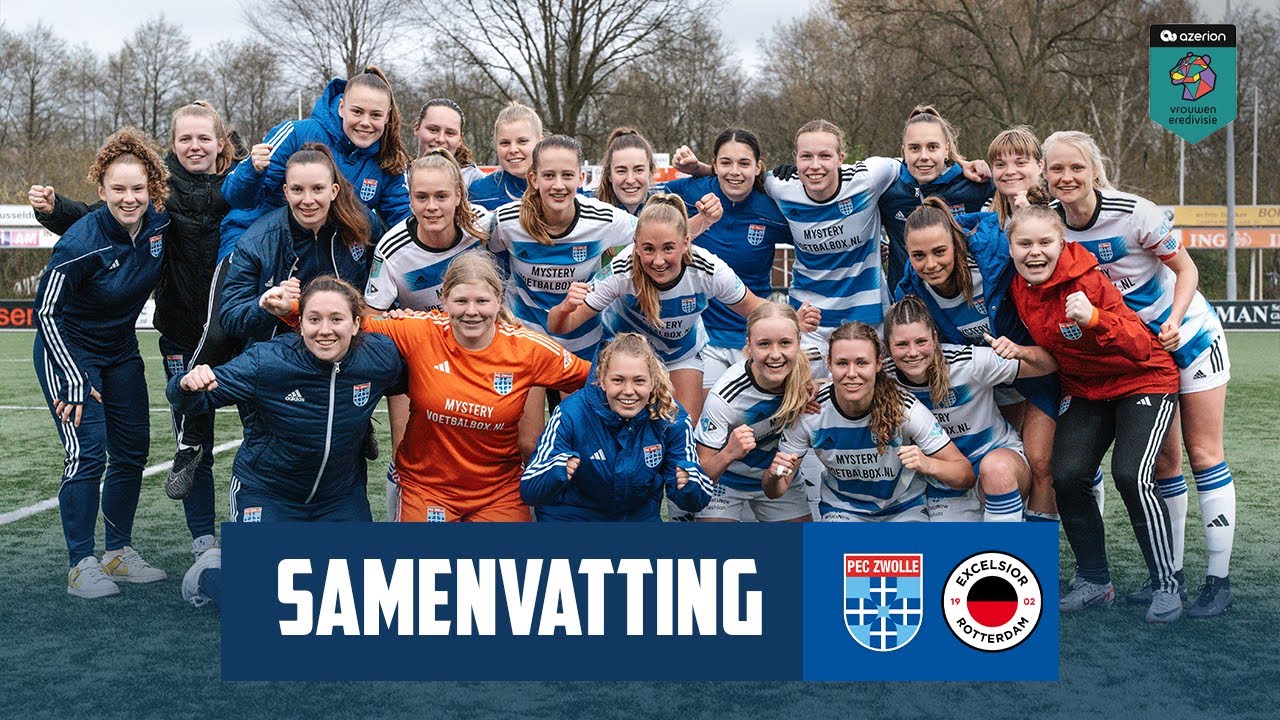 Samenvatting PEC Zwolle Vrouwen - Excelsior Rotterdam Vrouwen