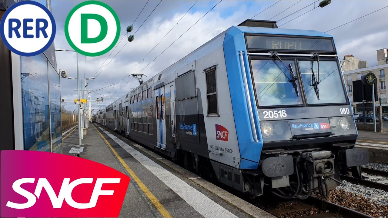 RER D [4K] Du Z20500 IDFM/Transilien à Chantilly - Gouvieux et Garges-Sarcelles