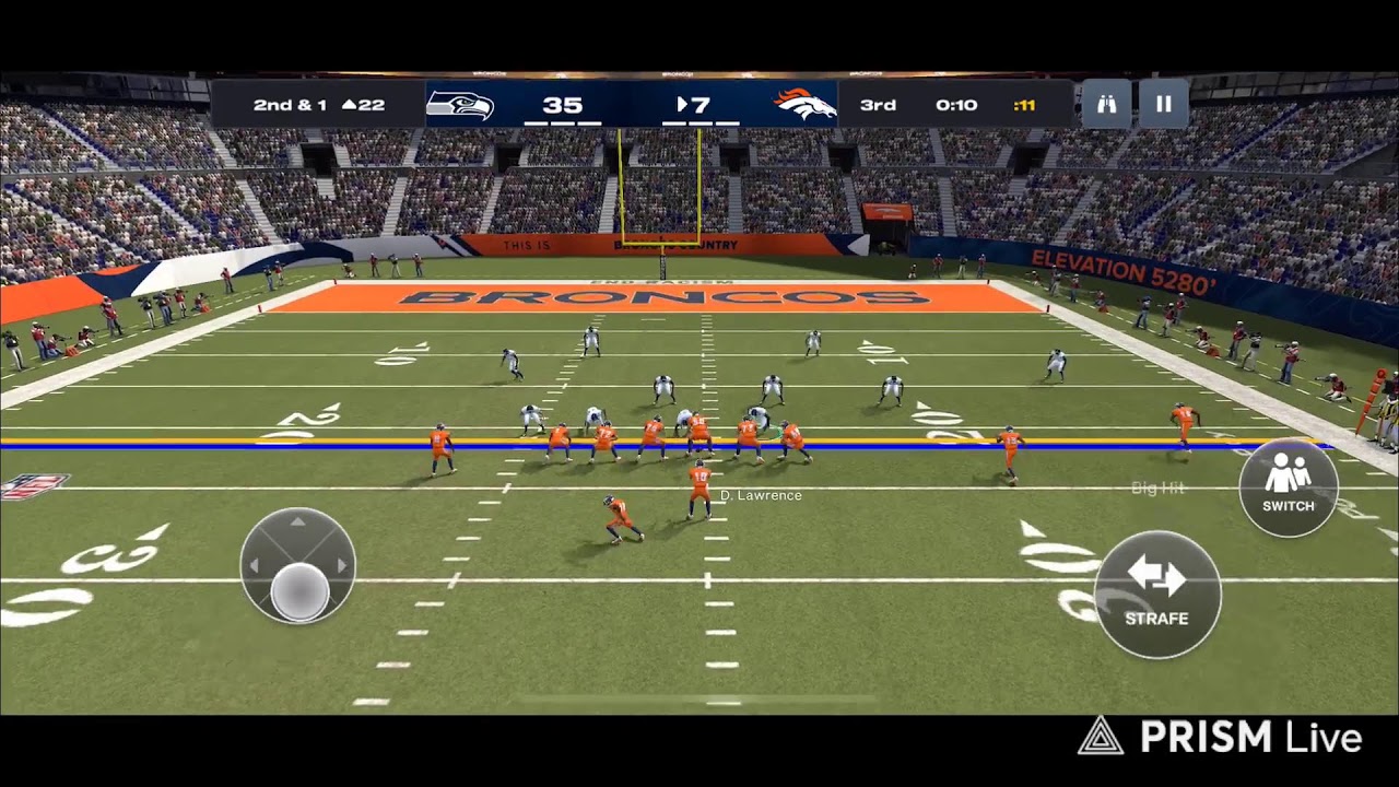 Seahawks @ Broncos Week 8 Season 1