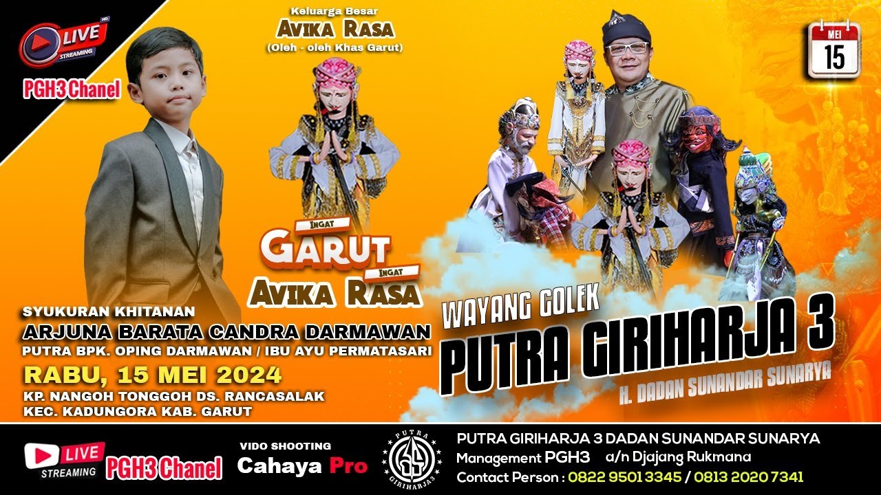 LIVE WAYANG GOLEK PUTRAGIRIHARJA3 (PGH3) H. DADAN SUNANDAR S - KADUNGORA GARUT