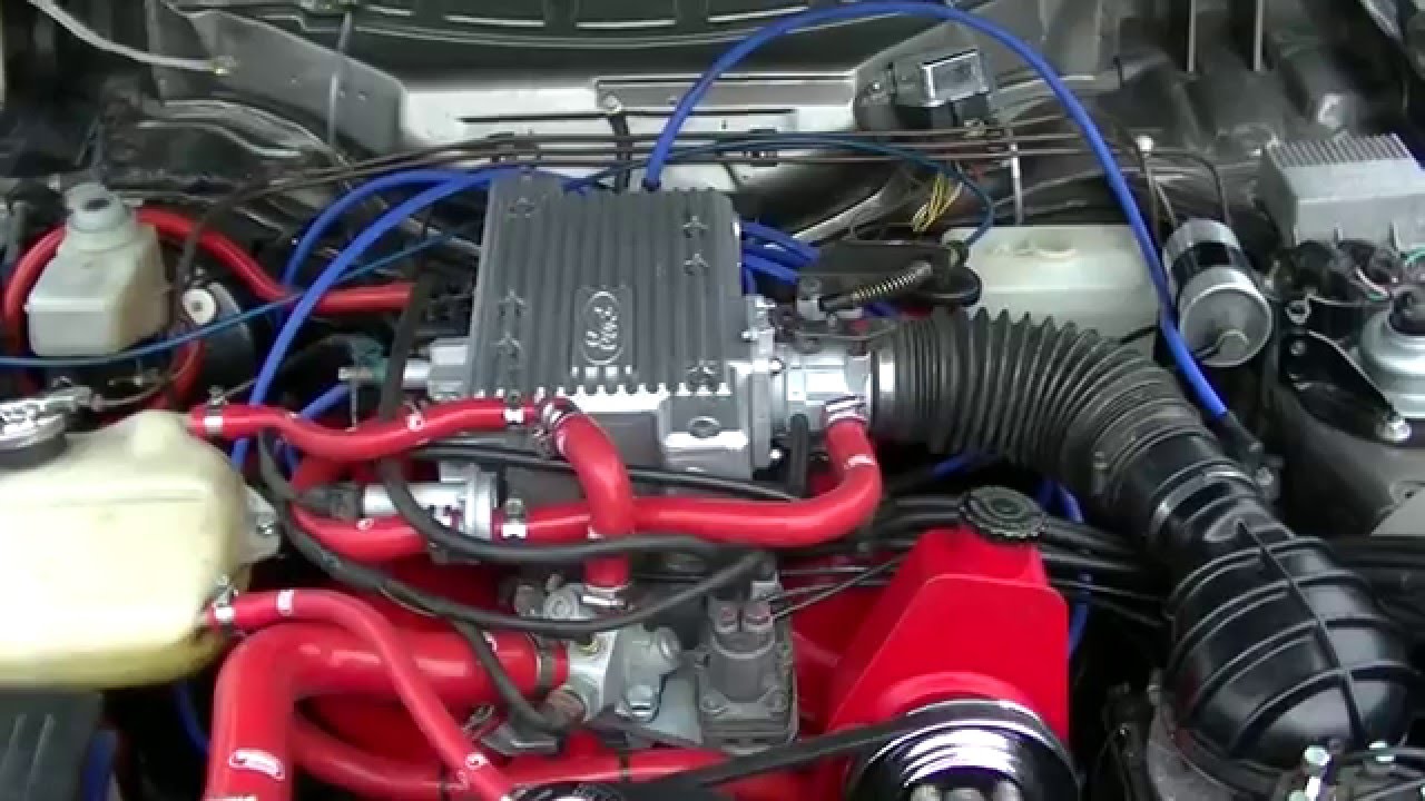1984 Ford Capri 2.8 Injection Cologne V6 first start after rebuild part 2