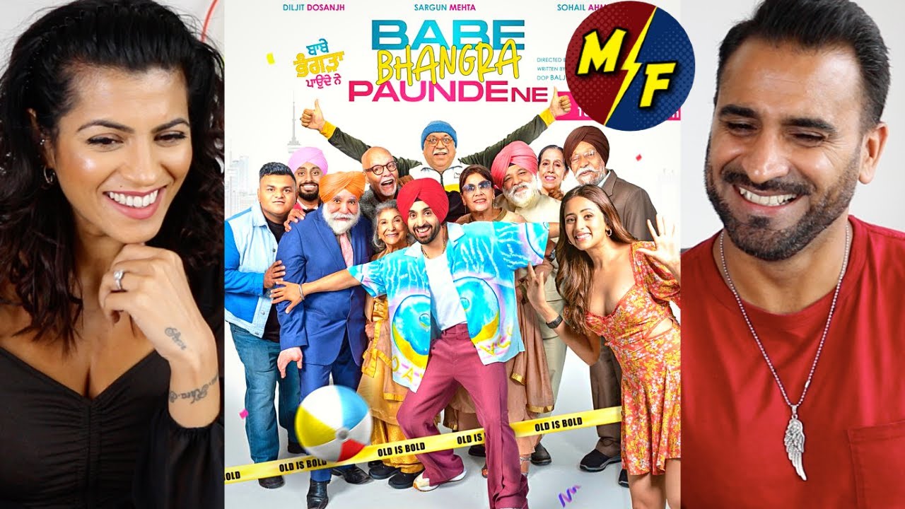 BABE BHANGRA PAUNDE NE TRAILER REACTION! | Diljit Dosanjh, Sargun Mehta, Sohail Ahmed, Sangtar Singh