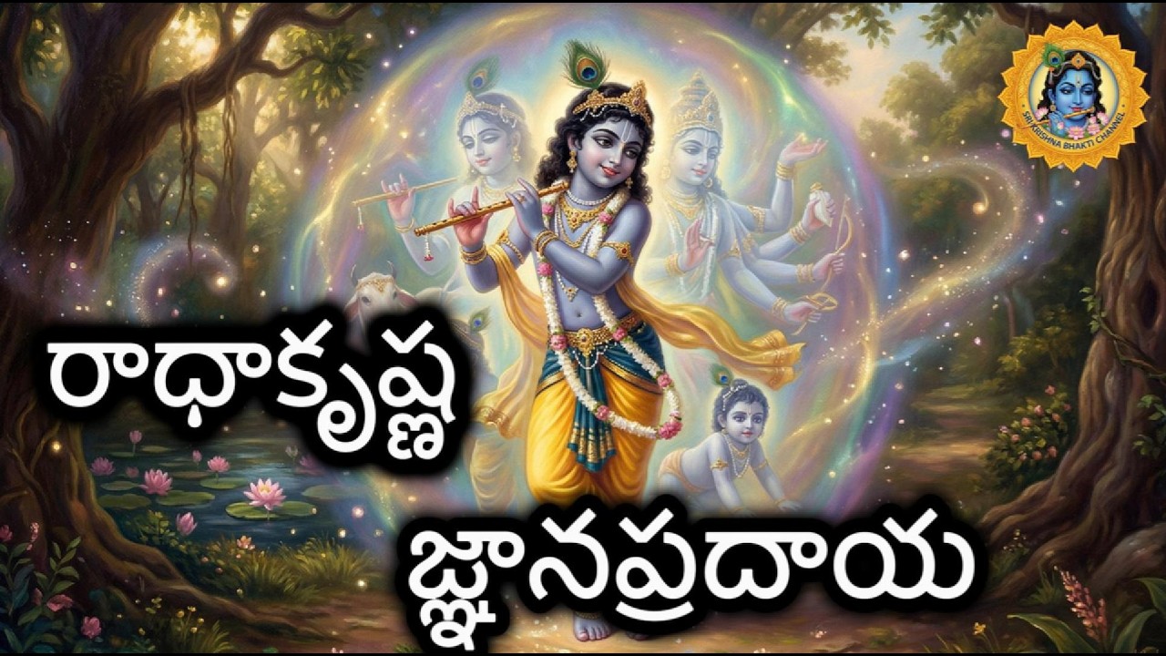 Radha Krishna Jnana Pradaya | Telugu Devotional Song | Premayika Tatva Swaroopa | Krishna Bhajans
