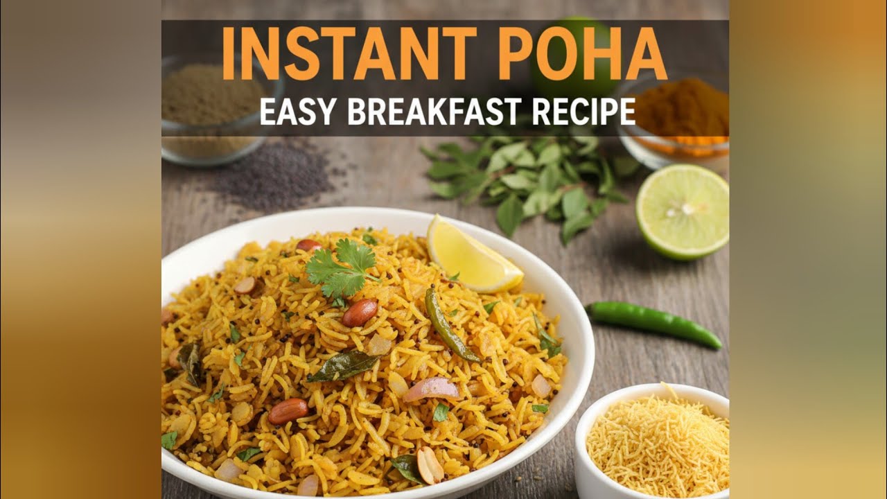poha recipe Avid Food & Art  is live