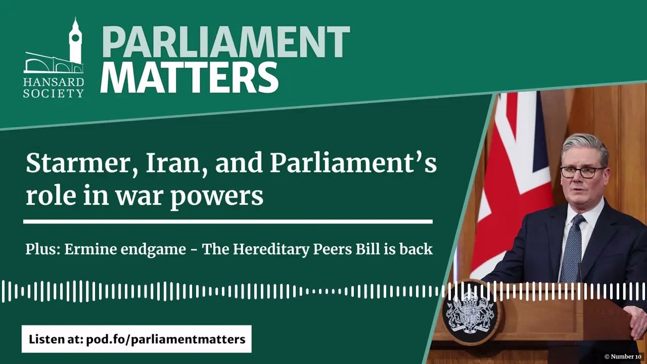Starmer, Iran and Parliament's role in war powers