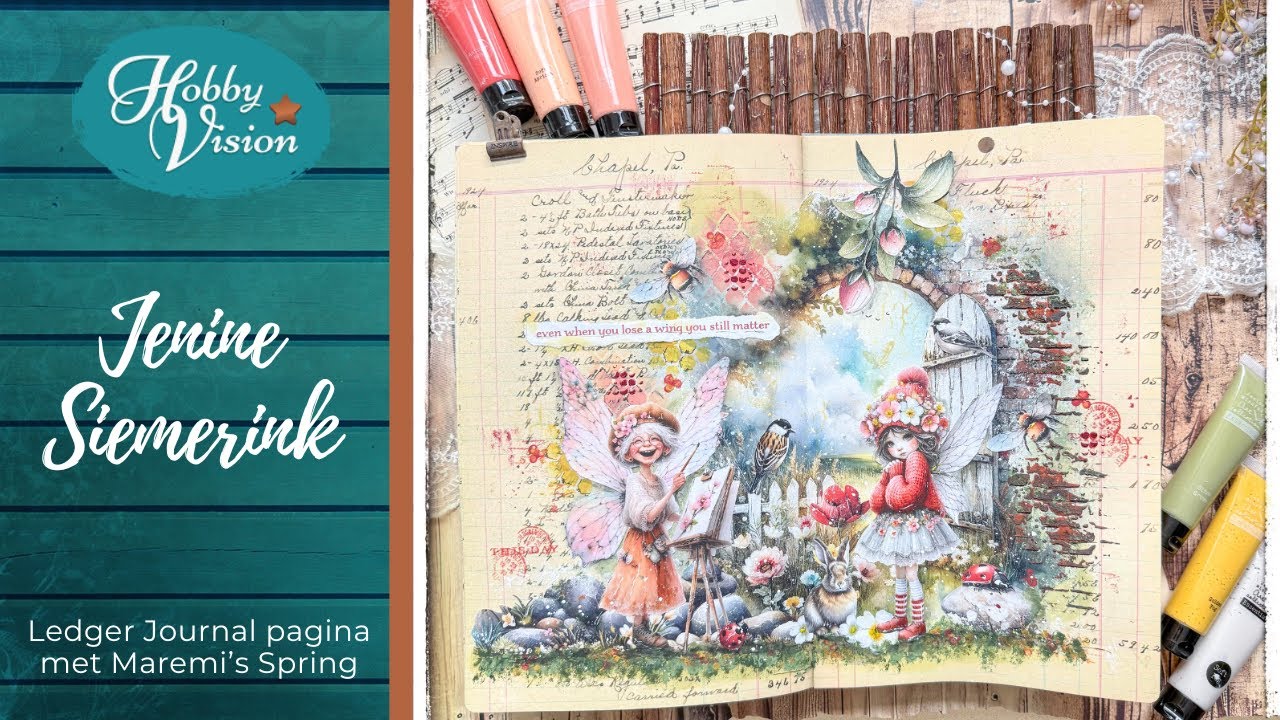FBLive - 12-03-2026 - Jenine Siemerink - Ledger Journal pagina met Maremi's Spring