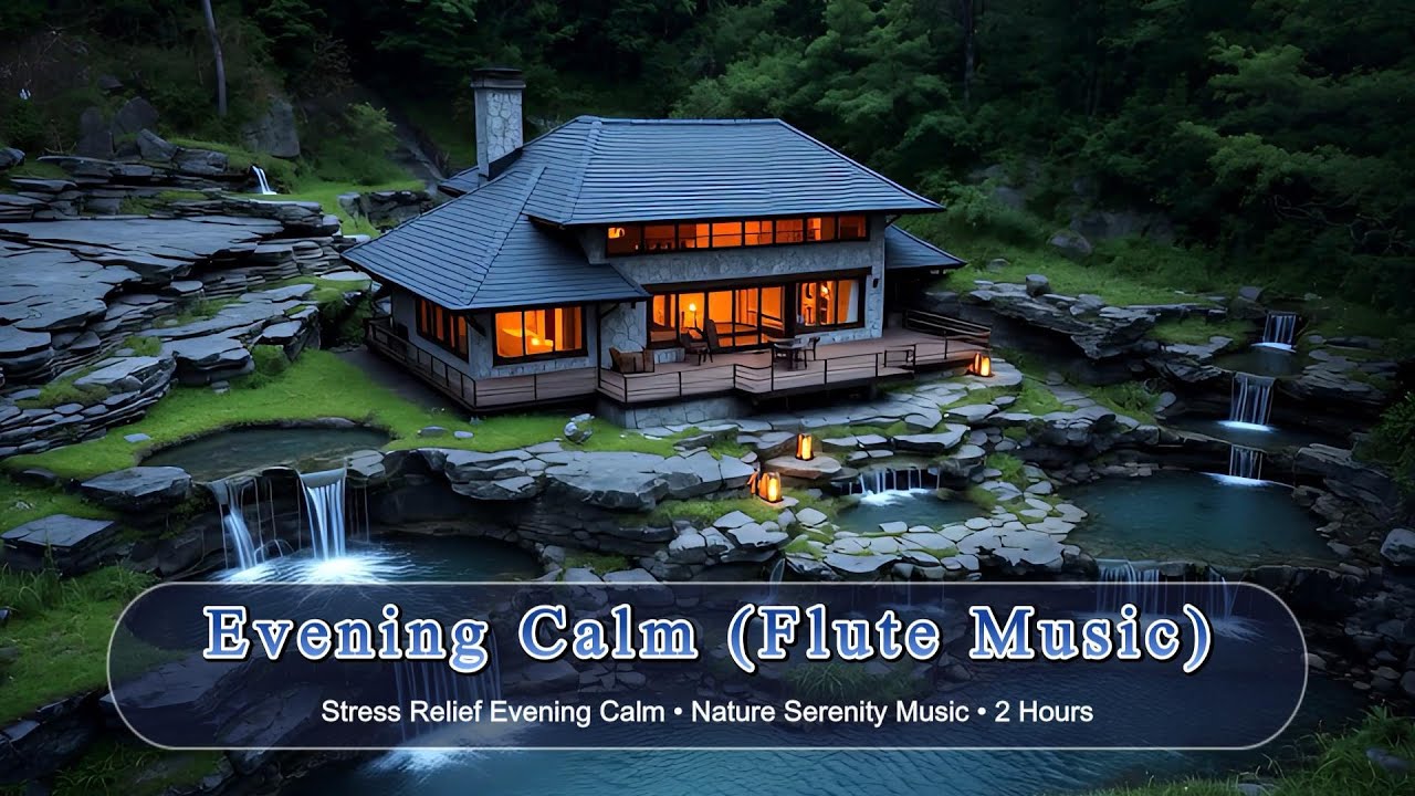 Evening Calm -  Flute & Ambient Calm Music | Stress Relief Evening Calm | 2 Hours Music