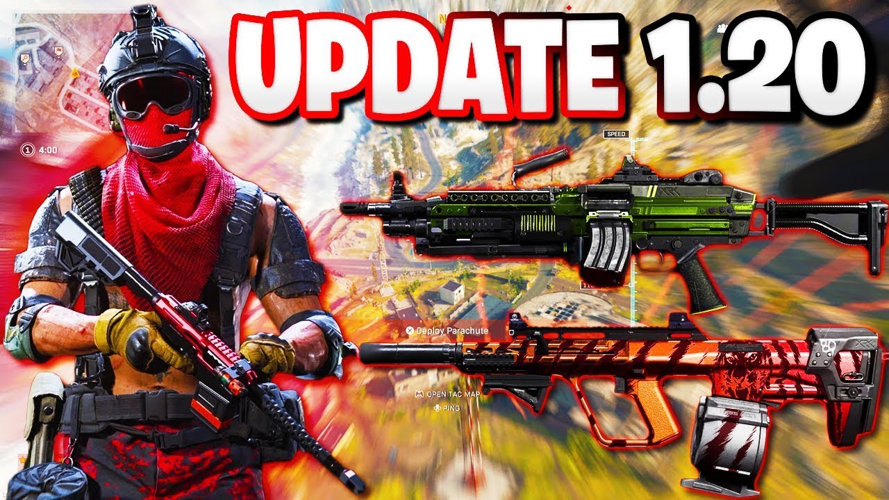 EVERYTHING COMING IN TONIGHT'S MODERN WARFARE UPDATE 1.20! / SECRET CAMO CHALLENGES & MORE! (COD MW)