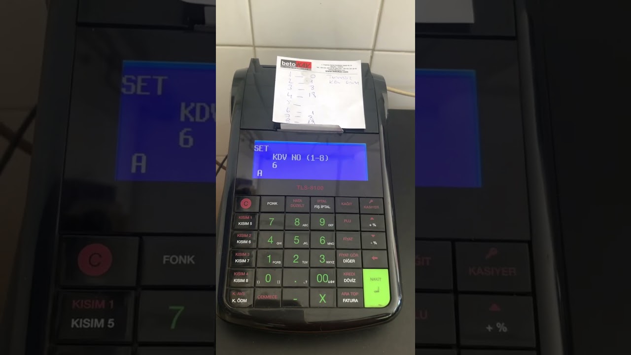 Telestar TLS-8100 KDV ORANINI YÜZDE 20 YAPMAK