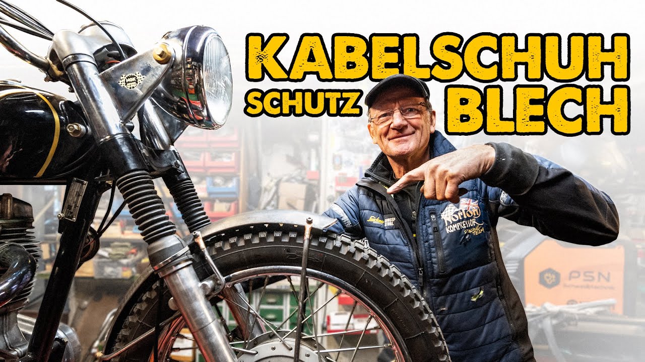 Werkstatt-Challenge: Kabelschuh-Schutzblech DIY für Royal Enfield Bullet