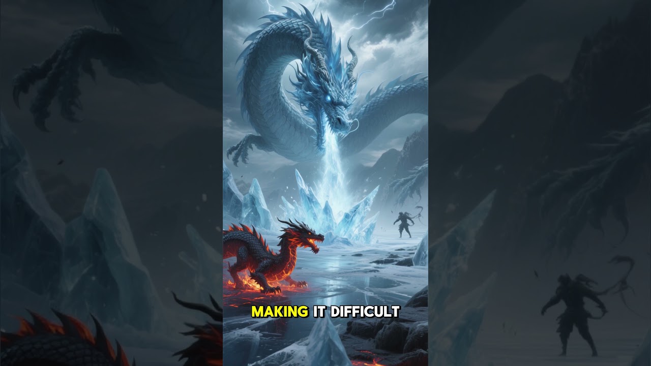 Ice Dragon vs Fire Dragon #dragons #shorts  #history #viral #fantasy