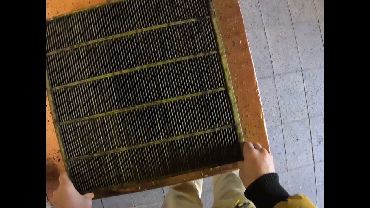Absperrgitter reinigen