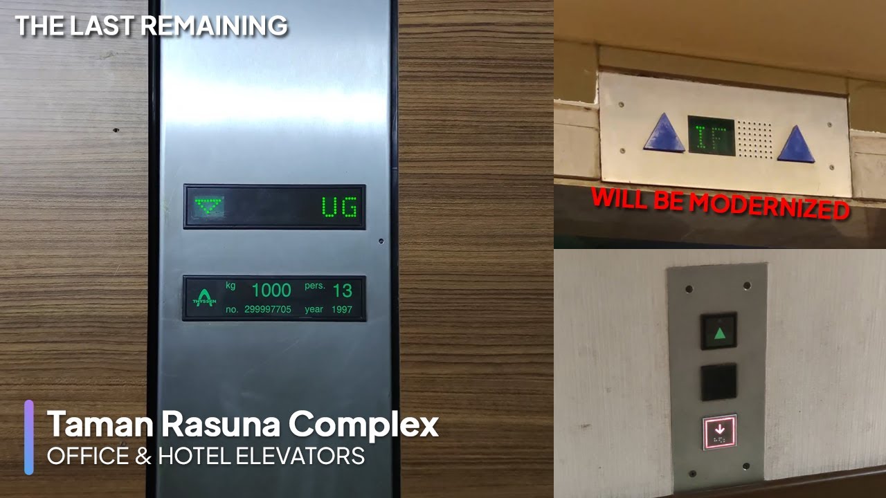 The LAST Remaining Thyssen Elevators - Taman Rasuna Complex, Jakarta