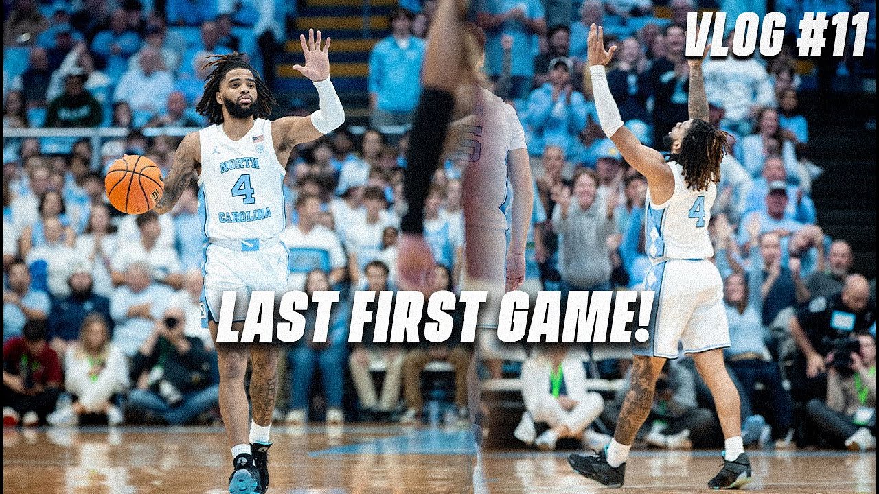 Last First Game EVER at UNC | RJ DAVIS VLOG #11