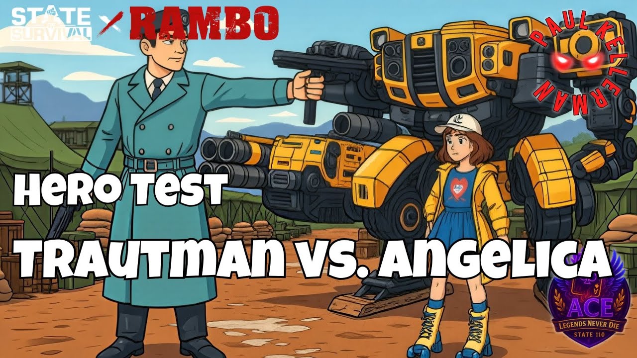 State of Survival: Hero Test - Colonel Trautman vs. Angelica 
