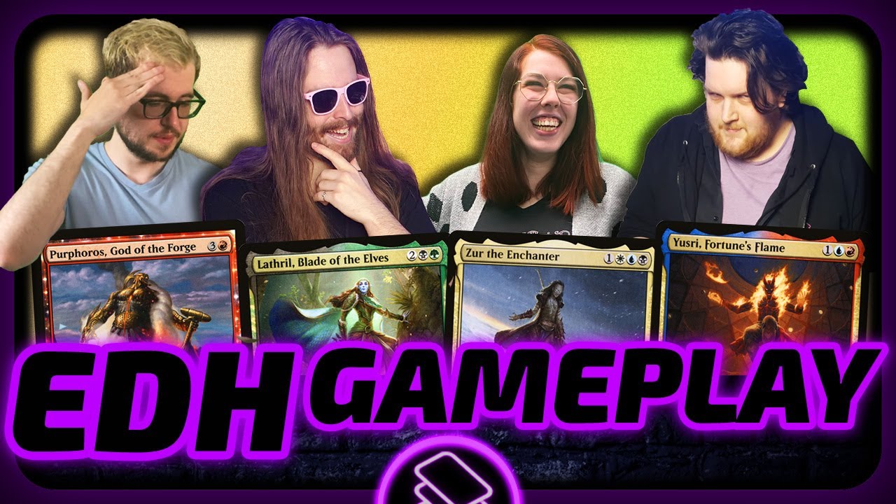 Пирфор против Латрила против Зура против Юсри [EDH/Commander, Magic The Gathering Gameplay 2023]