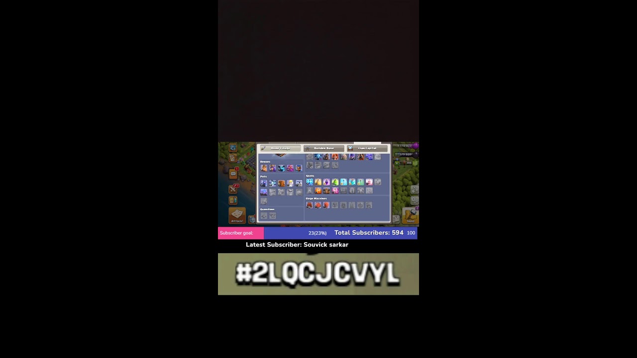 Clash of clans live base visiting   #coclive #clashofclansbasevisiting #coclive #shortslive