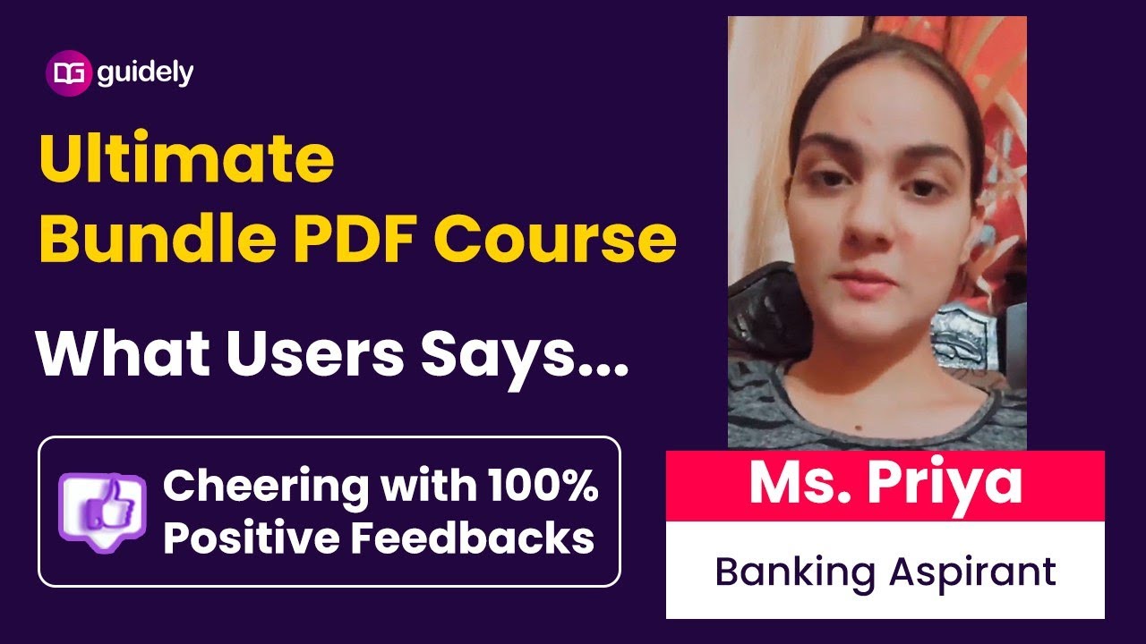 What Users Says | Guidely Bundle PDF Course | Ms. Priya