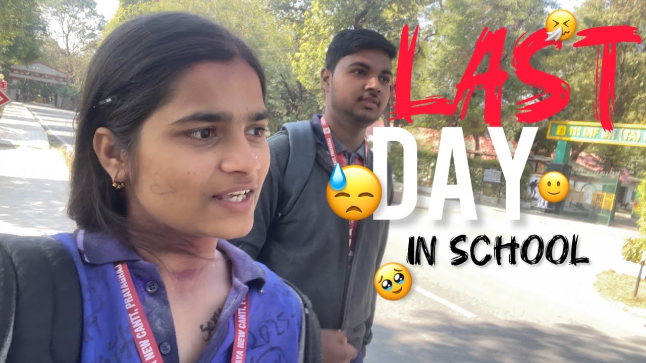 *LAST* day in school 🥹 #2025-26 #12th#vlog#cbse#school#life#studentlife