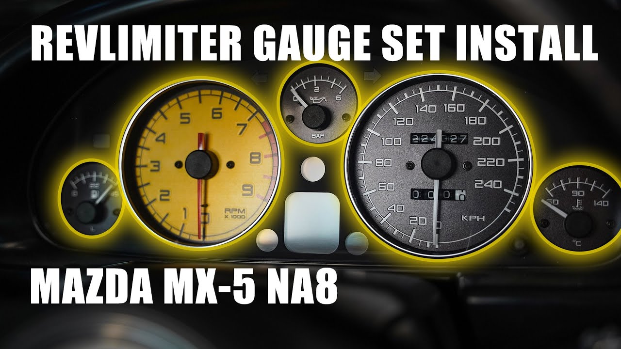 RevLimiter Sunstorm Gauge install | Mazda MX-5
