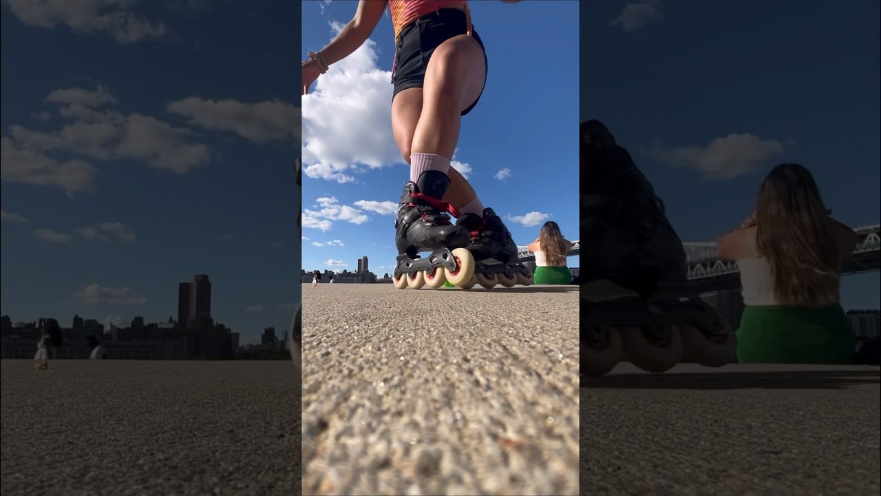 CRAZY SLALOM #rollergirl #rollerskating #skating #rollerlife