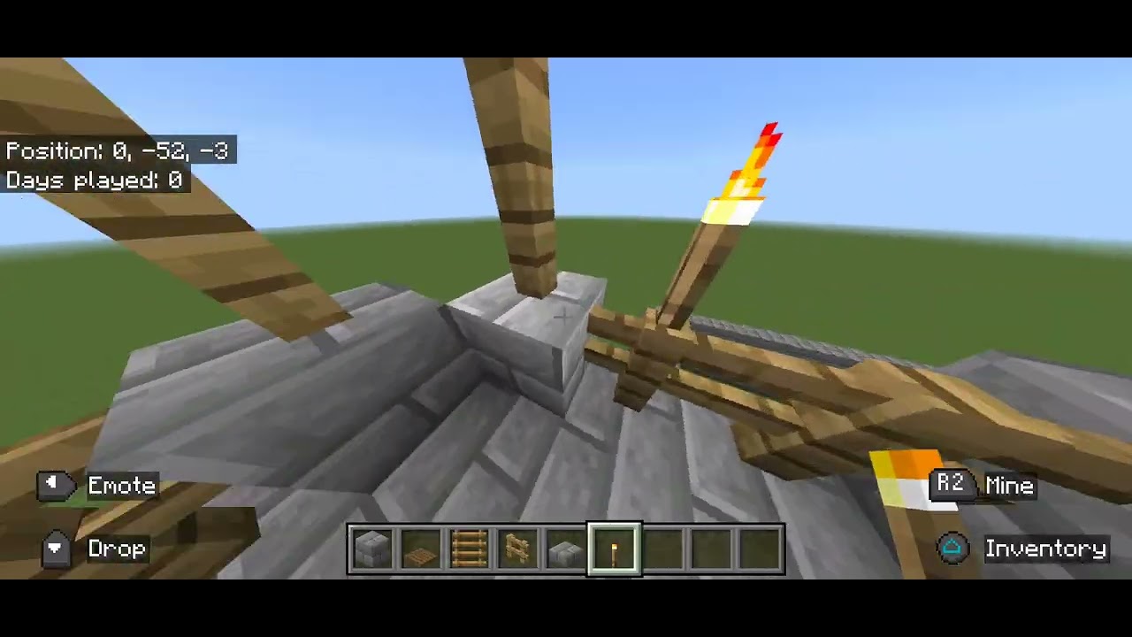 Minecraft building with mods