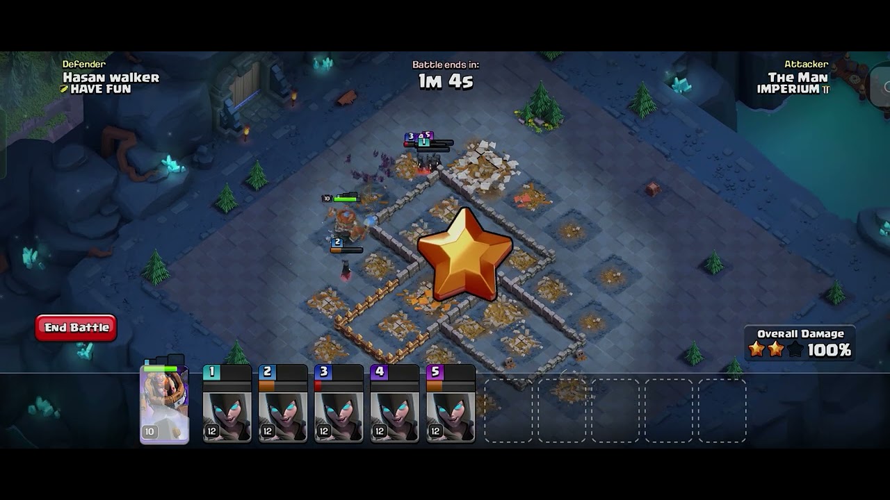Let's see how to use night witch and get six stars💥
